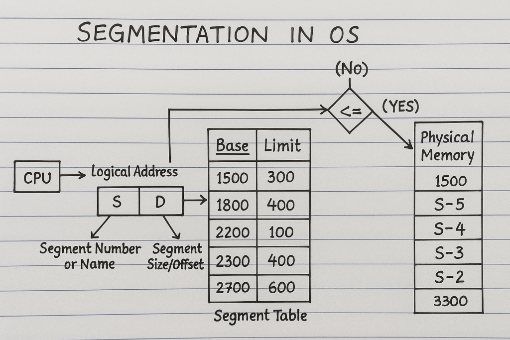 Diagram of segmentation in Hindi