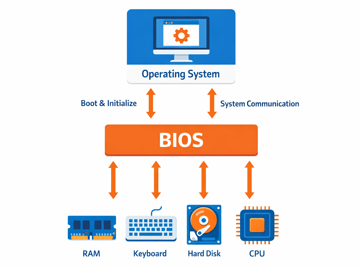 bios working diagram in hindi